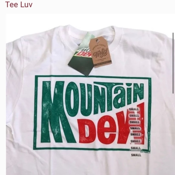 New Tee Luv Faded Mountain Dew Tshirt S - Picture 2 of 3
